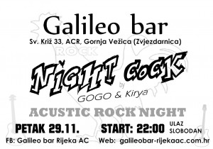 Night Cock Galileo Bar Rijeka